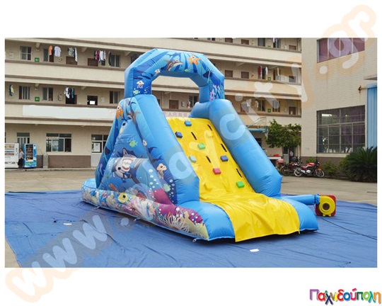 Φουσκωτή Νεροτσουλήθρα Θαλάσσιος Κόσμος (με 1 blower)