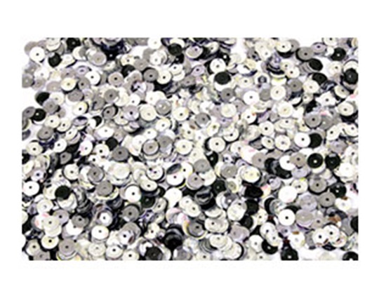 Πούλιες (6) mm αποχρώσεις ασημί-μαύρου