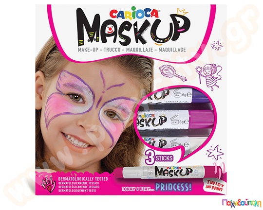 Χρώματα προσώπου μαρκαδόροι Princess CARIOCA