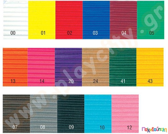 Χαρτόνι ontule-κυματιστό (50x70) cm