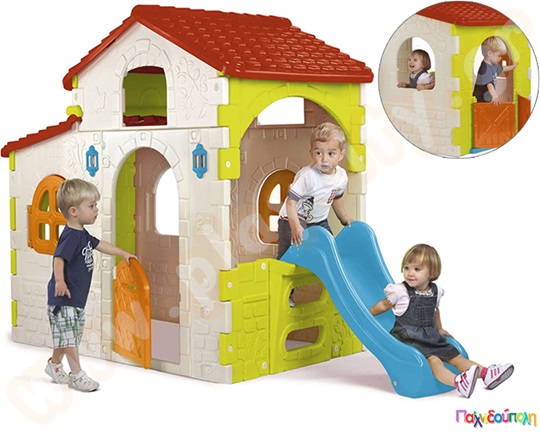 Γιγάντια εξοχική κατοικία με τσουλήθρα