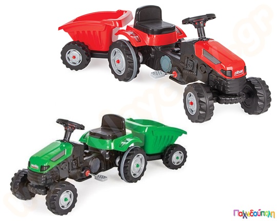 Τρακτέρ με καρότσα πράσινο