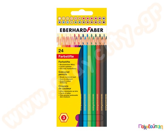 Ξυλομπογιές λεπτές Faber