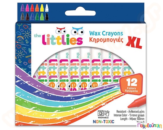 Κηρομπογιές χοντρές 12 τμχ.