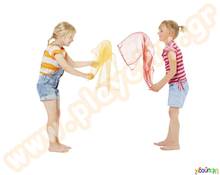 Μαντήλια Γυμναστικής και Ψυχοκινητικής 138x138 εκ. σετ 4  Ομαδικά Παιχνίδια