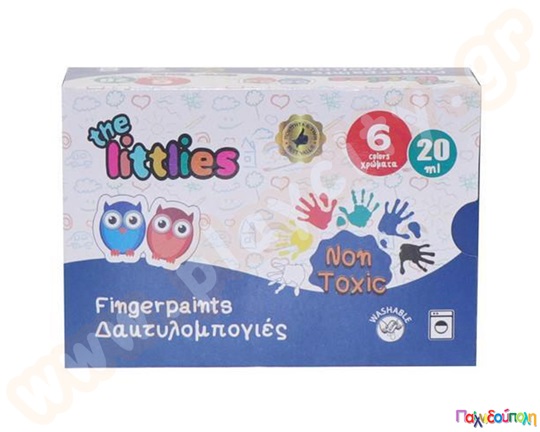 Δακτυλοχρώματα 6 χρώματα, 20 ml