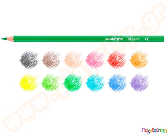 Ξυλομπογιές Tita CARIOCA 12 τμχ.