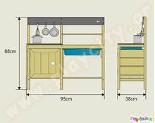 Ξύλινη παιδική κουζίνα Muddy Chef  Παιδικές Κουζίνες - Ψυγεία - Πλυντήρια