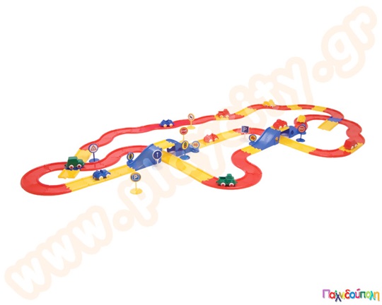 Μεγάλο σετ αυτοκινητόδρομου Viking city