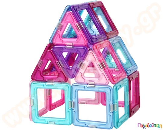 Μαγνητικά τουβλάκια κατασκευών MagFormers Inspire 30 τεμαχίων