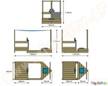 Ξύλινο παιχνίδι σκάφος  Συστήματα Παιδικής Χαράς