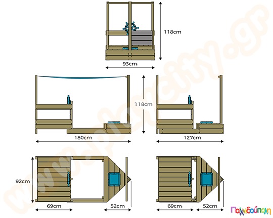 Ξύλινο παιχνίδι σκάφος