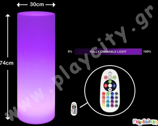 Φωτεινός κύλινδρος LED