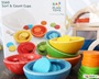 Μέτρησε και ταξινόμησε πούλια σε κούπες Plan Toys