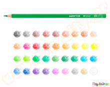 Ξυλομπογιές Tita CARIOCA 120 τεμαχίων σε πλαστικό κουτί  Ξυλομπογιές