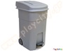 Κάδος Απορριμμάτων με Πεντάλ και Ρόδες 80 λίτρων