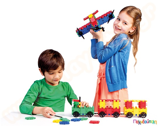 Κατασκευαστικό Σετ Clics (κουβάς με 160 τεμάχια)