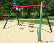 Κούνια 2 Θέσεων με καθίσματα ασφαλείας  Επαγγελματικές Κούνιες - Αμμοδόχοι