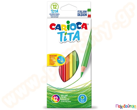 Ξυλομπογιές Tita CARIOCA 12 τμχ.