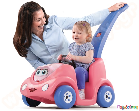 Όχημα Βόλτας Push Around Buggy ροζ Step2