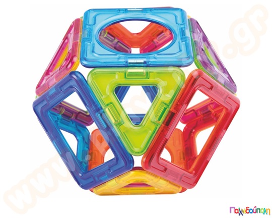 Μαγνητικά τουβλάκια κατασκευών MagFormers Basic Plus  (Inner Circle) 14 τεμαχίων