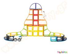 Μαγνητικά τουβλάκια κατασκευών MagFormers Sky Track Play 44 τεμαχίων  Μαγνητικά Παιχνίδια Κατασκευών