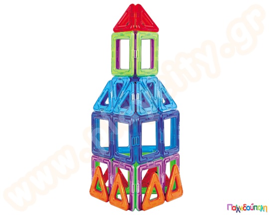 Μαγνητικά τουβλάκια κατασκευών MagFormers 50 τεμαχίων