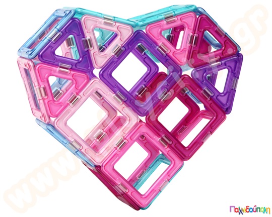 Μαγνητικά τουβλάκια κατασκευών MagFormers Inspire 30 τεμαχίων