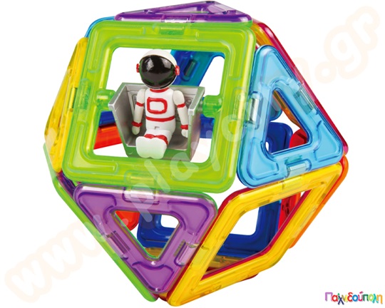 Μαγνητικά τουβλάκια κατασκευών MagFormers Space Wow 22 τεμαχίων