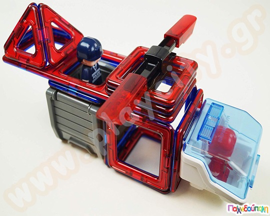 Μαγνητικά τουβλάκια κατασκευών MagFormers Amazing Police and Rescue 26 τεμαχίων