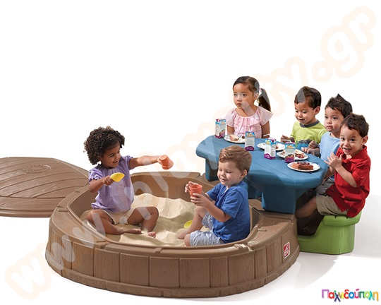 Τραπέζι πικ νικ με αμμοδόχο και ομπρέλα Step2