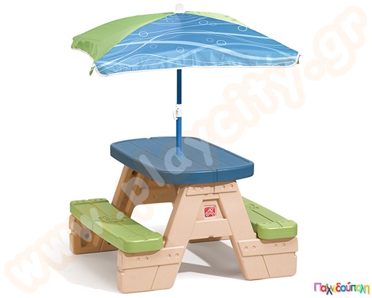 Τραπέζι Εξοχής με Ομπρέλα Sit n Play Step2