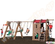 Φρούριο Παιχνιδιού και Δραστηριοτήτων με κούνια κριό Step2  Συστήματα Παιδικής Χαράς