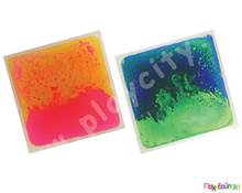 Πολυαισθητηριακά πλακάκια με υγρό gel και UV Σετ 4 τεμάχια  Ψυχοκινητική αγωγή