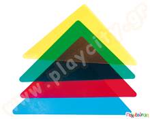 Γιγάντιο διαφανές τάνγκραμ  Εκπαιδευτικά Παιχνίδια με Σχήματα - Μεγέθη - Χρώματα