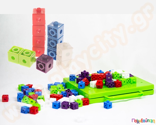 Κυβάκια αρίθμησης και κατασκευών 50 τμχ.