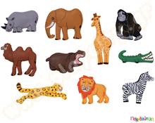 Άγρια ζώα από τσόχα σετ 10 τεμαχίων  Εκπαιδευτικές Πάντες