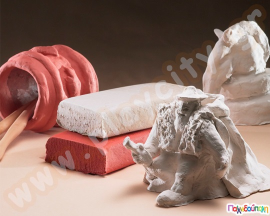 Πηλός γλυπτικής (500) γρ. Λευκός, Carioca