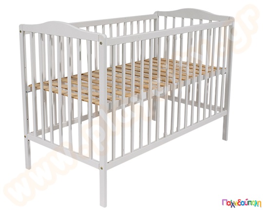 Κρεβατάκι βρεφικό λευκό