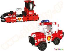 Πυροσβεστική Σετ Clics (κουτί με 127 τεμάχια)  Πλαστικά Παιχνίδια Κατασκευών Clics - Flexy