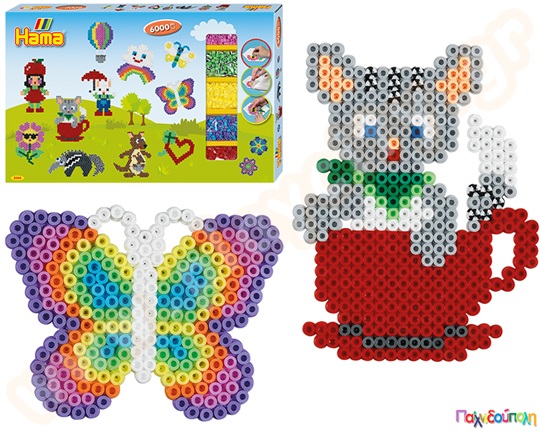 Γιγάντιο σετ κατασκευών 6000 τμχ. χάντρες 5 mm