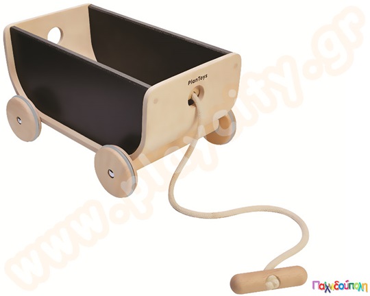 Μαύρο βαγονάκι παιχνιδιού Plan Toys