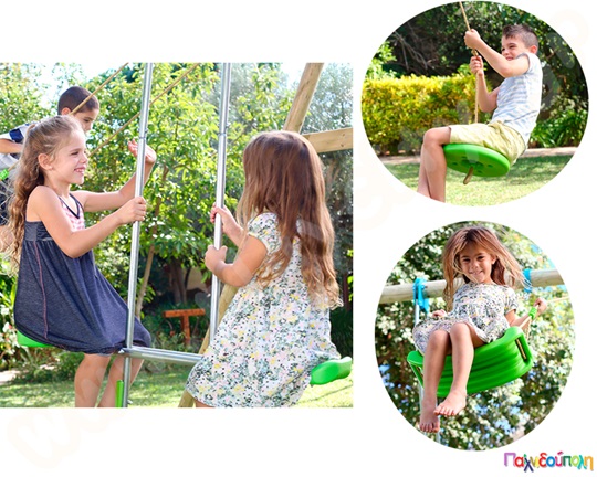 Σύστημα με κούνιες και τσουλήθρα Galapagos