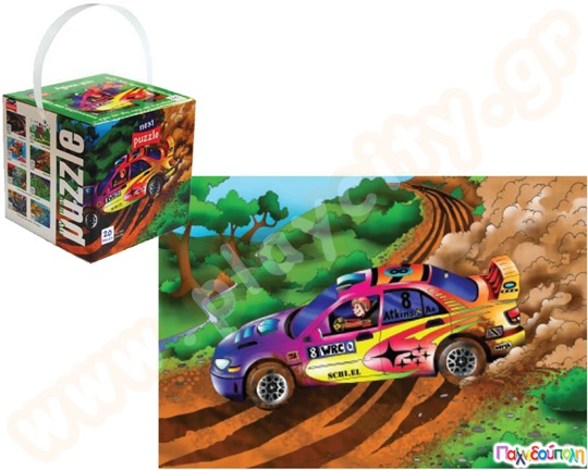 Παζλ χάρτινο "Αγώνας ράλι" 35χ50 εκ 20 τμχ