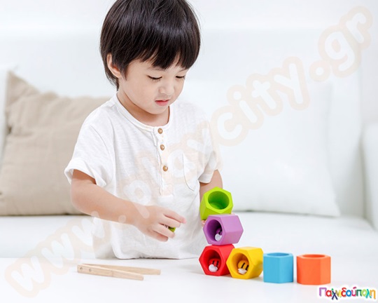 Μελισσούλες σε Κυψέλες με Λαβίδα