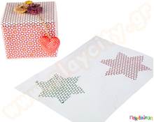 Πλαστικό δίχτυ χειροτεχνίας σετ 5 χρωμάτων  Διακοσμητικά Κορδόνια - Λάστιχα