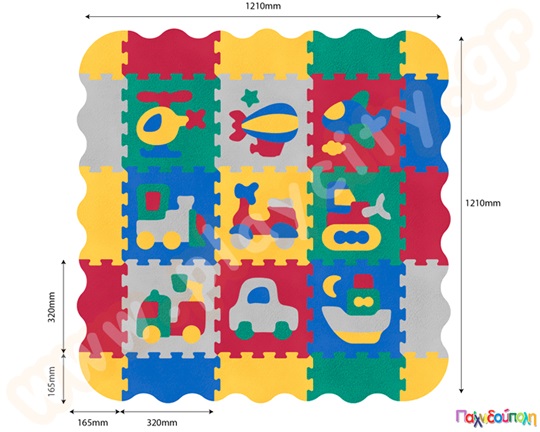 Ελαστικές πλάκες Οχήματα με ανυψωμένη οριοθέτηση