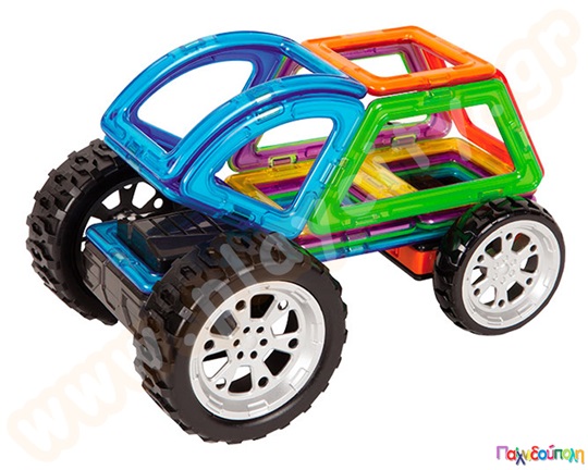 Μαγνητικά τουβλάκια κατασκευών MagFormers Funny Wheel 20 τεμαχίων