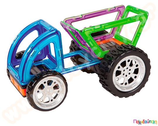Μαγνητικά τουβλάκια κατασκευών MagFormers Funny Wheel 20 τεμαχίων