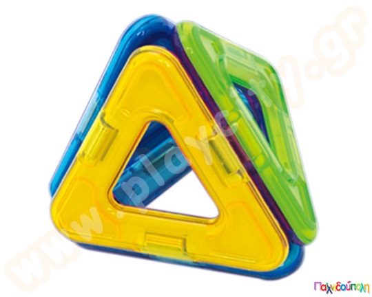 Μαγνητικά τουβλάκια κατασκευών MagFormers Τρίγωνα 8 τεμαχίων